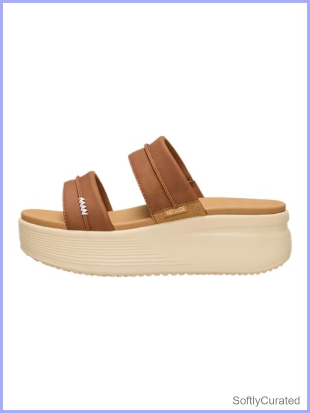 HEYDUDE Austin Slide Classic Platform Sandal EVA Footbed Slip On